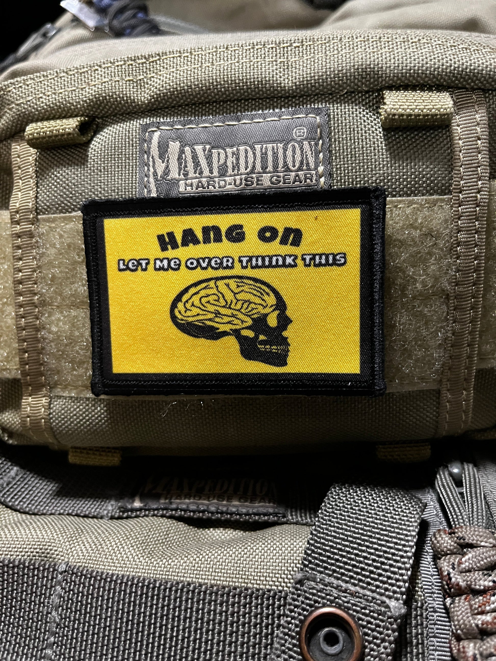 Hang on Let Me Overthink This Morale Patch Morale Patches Redheaded T Shirts
