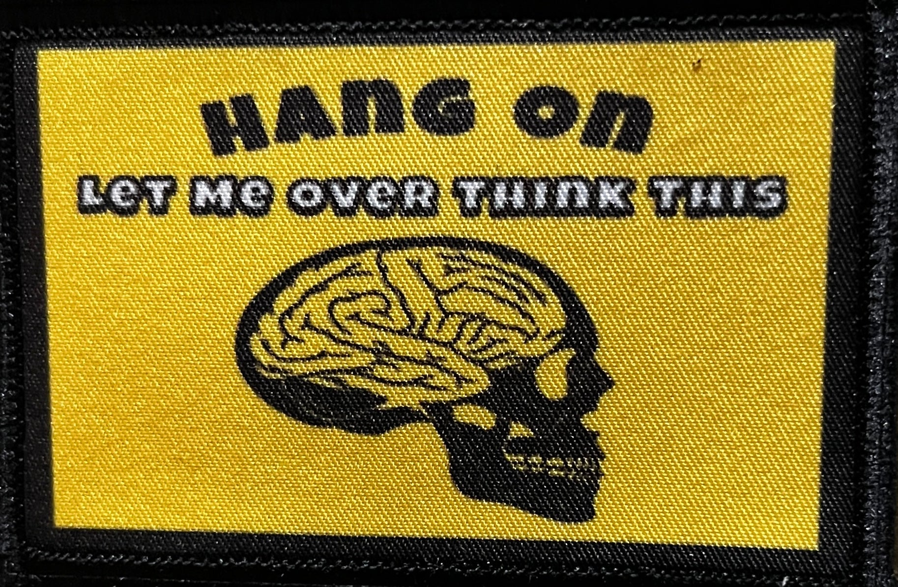 Hang on Let Me Overthink This Morale Patch Morale Patches Redheaded T Shirts