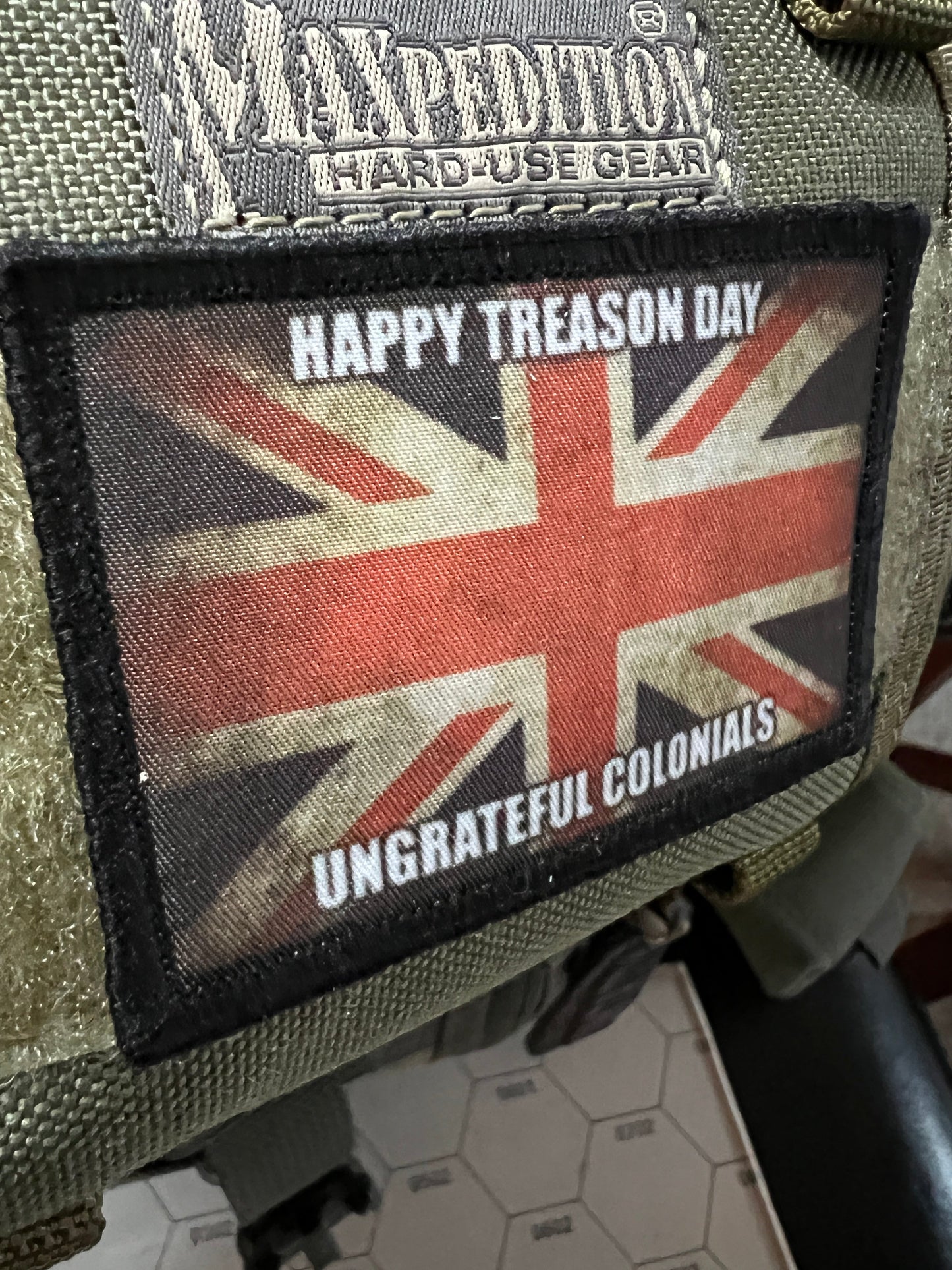 Happy Treason Day Union Jack July 4th Morale Patch Morale Patches Redheaded T Shirts