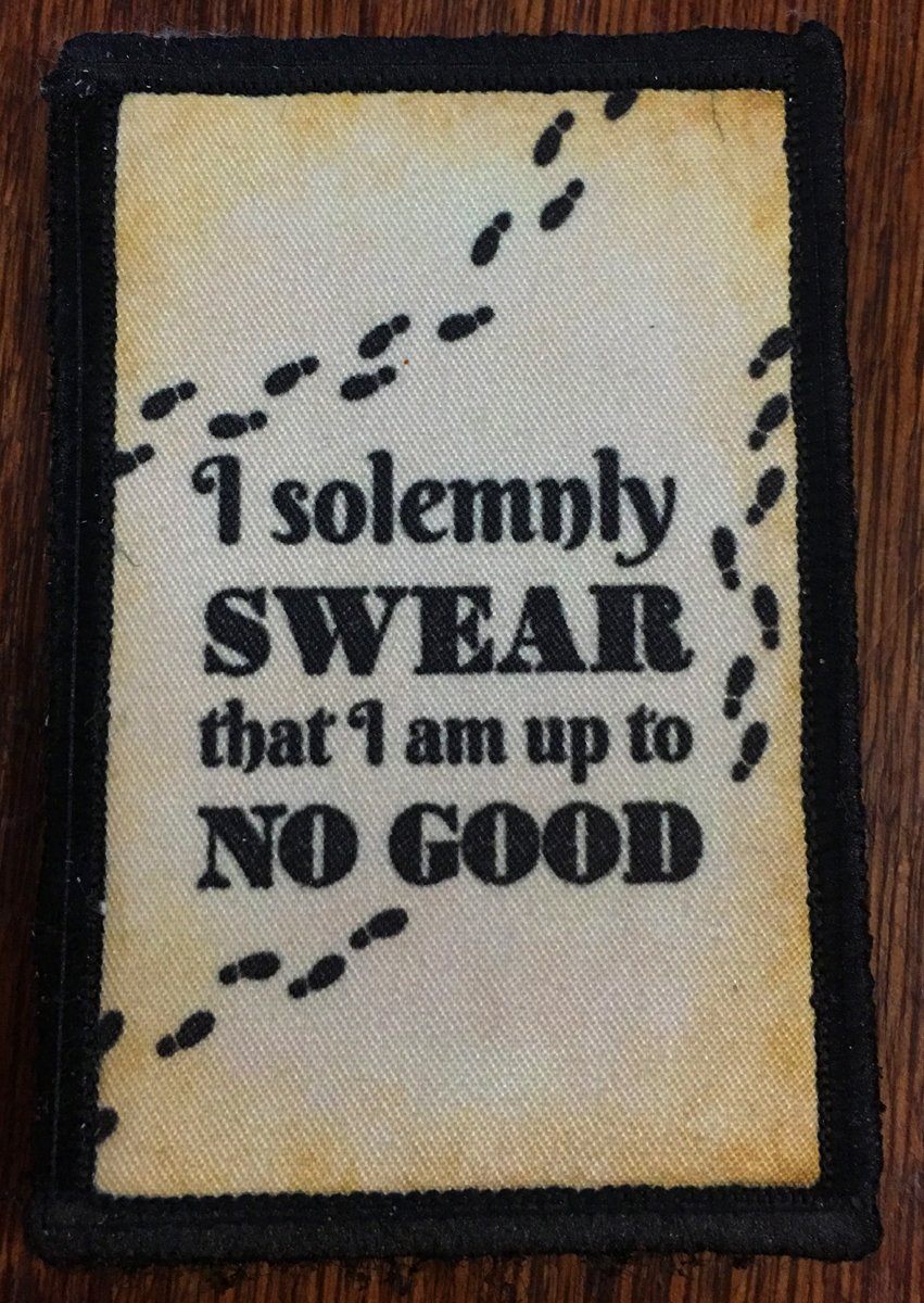 Harry Potter Maurader's Map Velcro Morale Patch Morale Patches Redheaded T Shirts