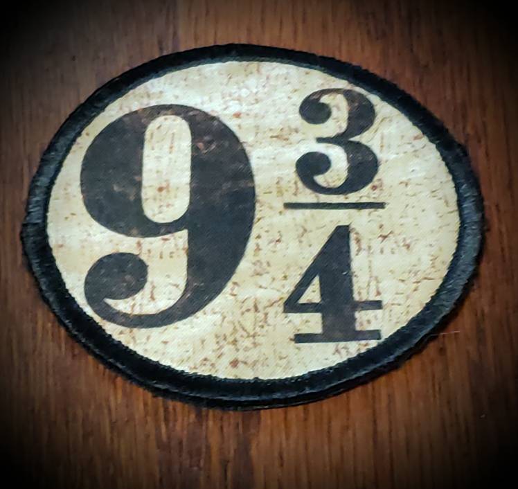 Harry Potter Platform 9 3/4 Morale Patch Morale Patches Redheaded T Shirts