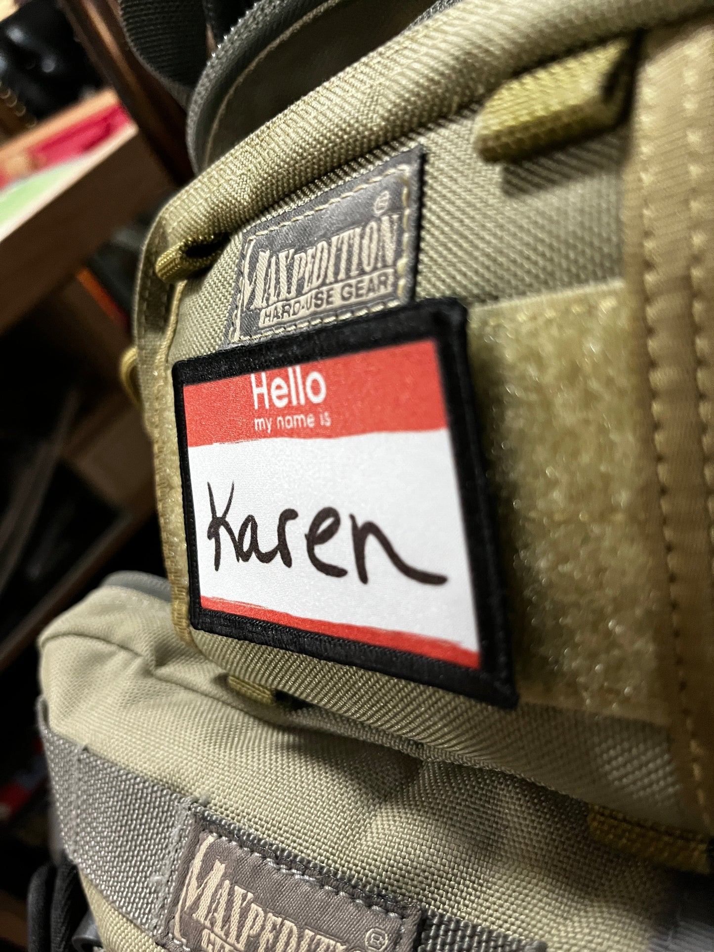Hello My Name is Karen Morale Patch Morale Patches Redheaded T Shirts