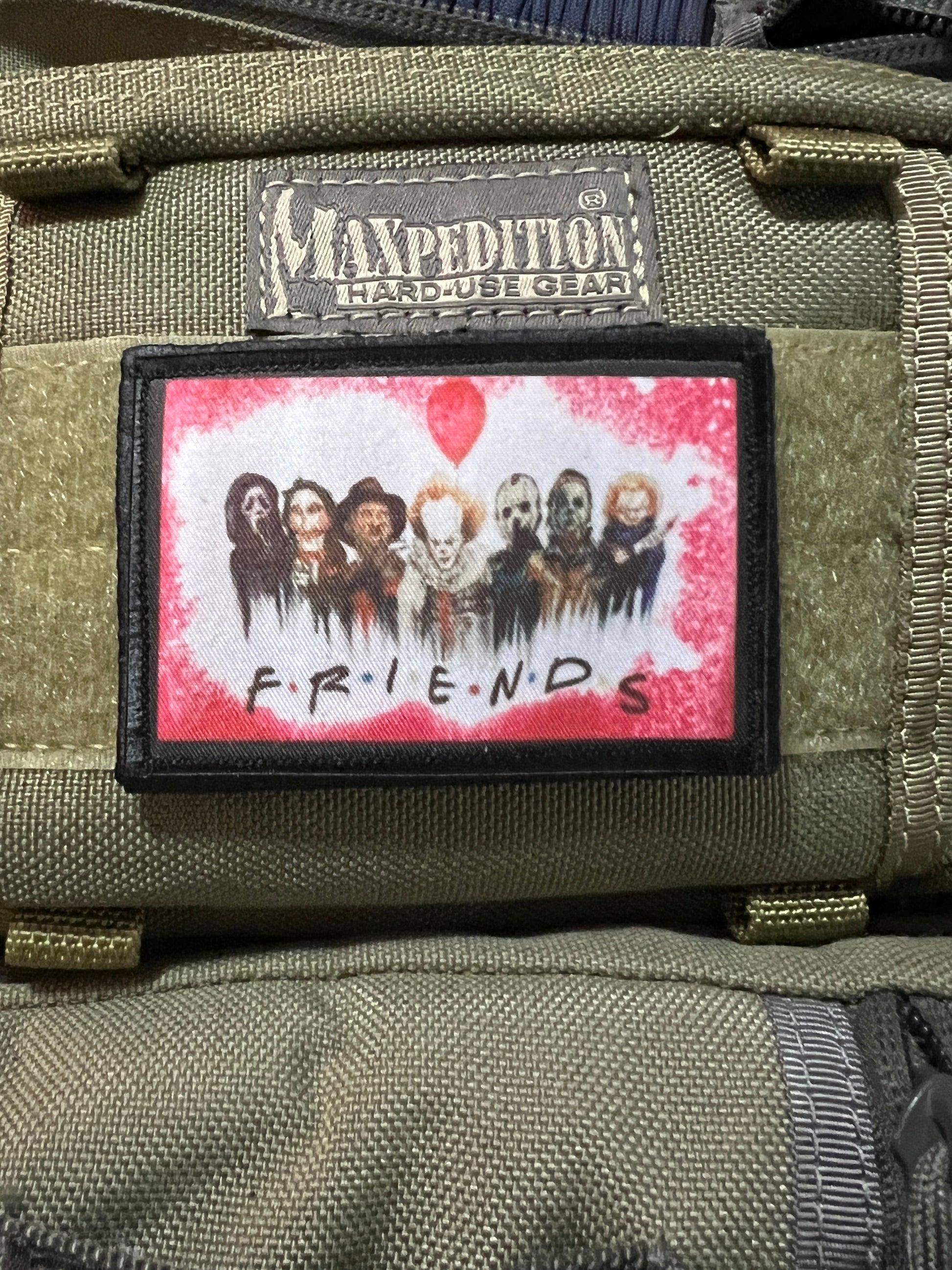 Horror Movie Friends Morale Patch Morale Patches Redheaded T Shirts