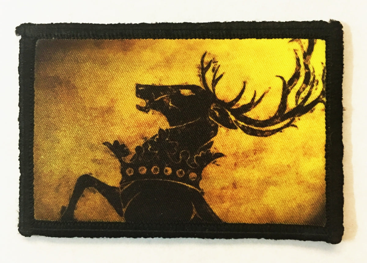 House Baratheon Sigil Game of Thrones Morale Patch Morale Patches Redheaded T Shirts