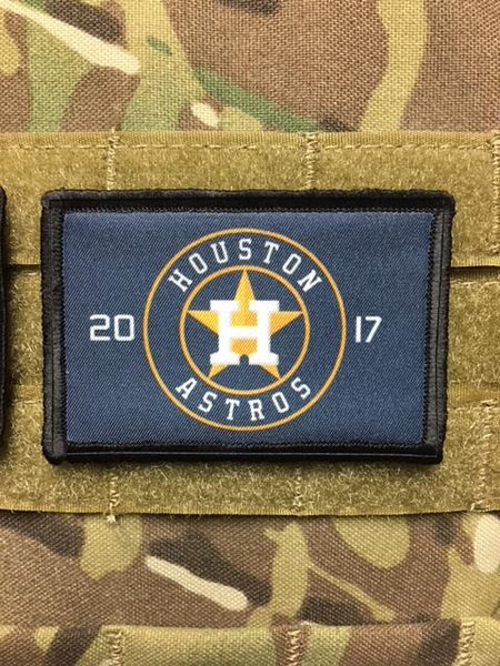 Houston Astros BE STRONG USA Flag Morale Patch