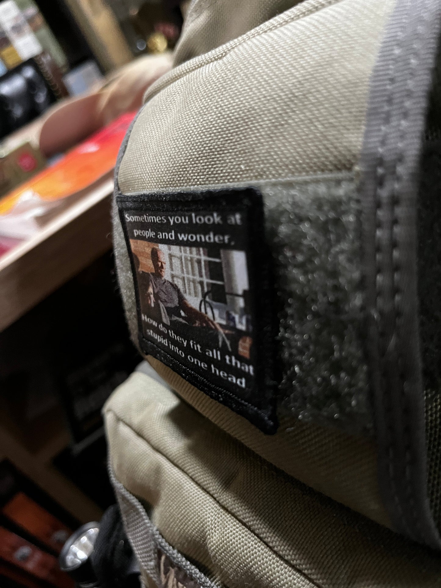 How Do They Fit All That Stupid Into One Head Morale Patch Morale Patches Redheaded T Shirts