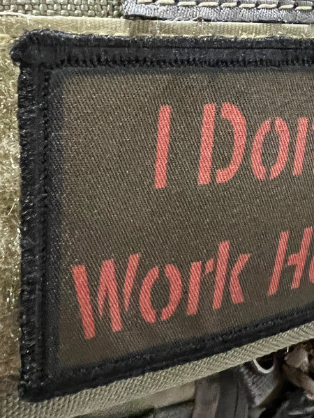 Never Forget Retro Funny Morale Patch Made in the USA