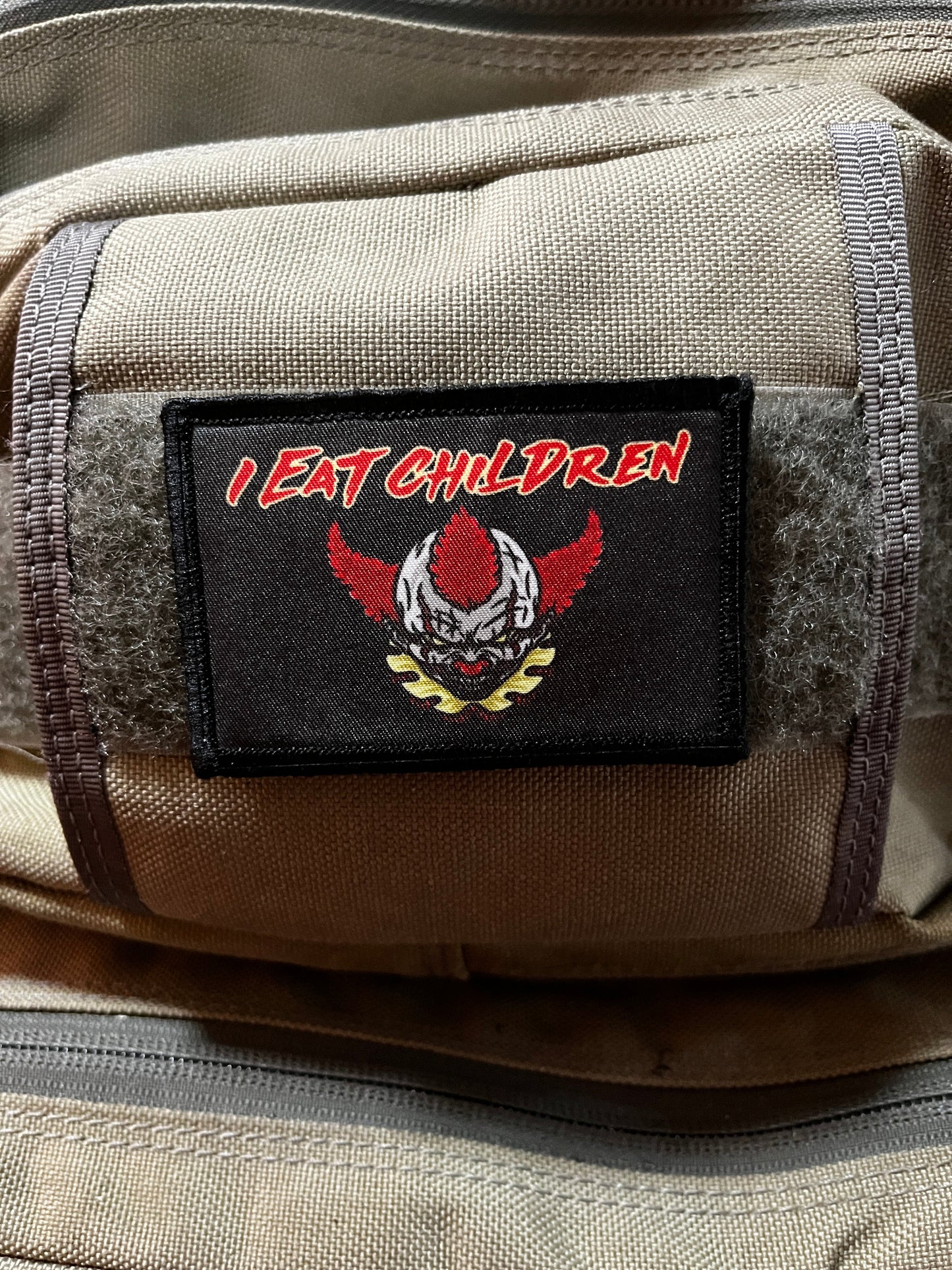 I Eat Children Clown Morale Patch Morale Patches Redheaded T Shirts