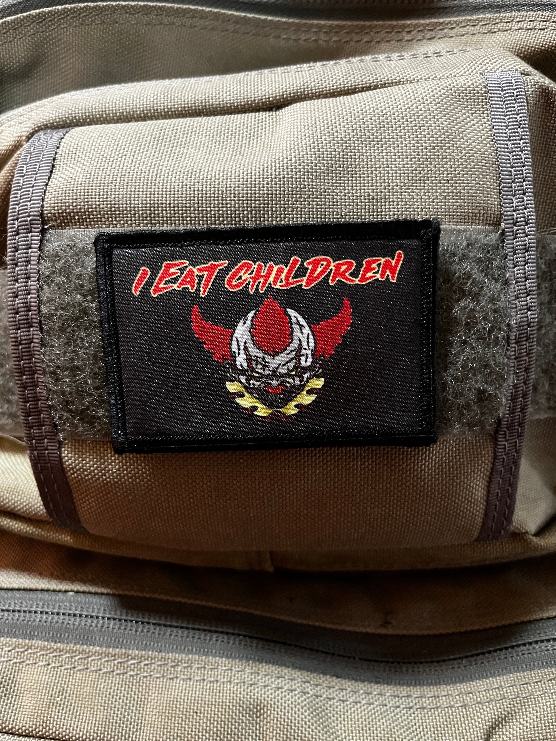 I Eat Children Clown Morale Patch Morale Patches Redheaded T Shirts