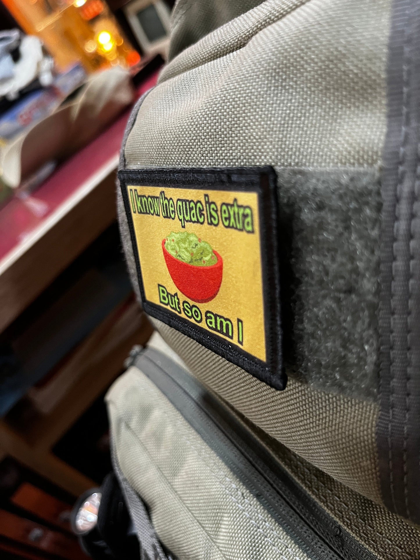 I Know the Guac Costs Extra Morale Patch Morale Patches Redheaded T Shirts