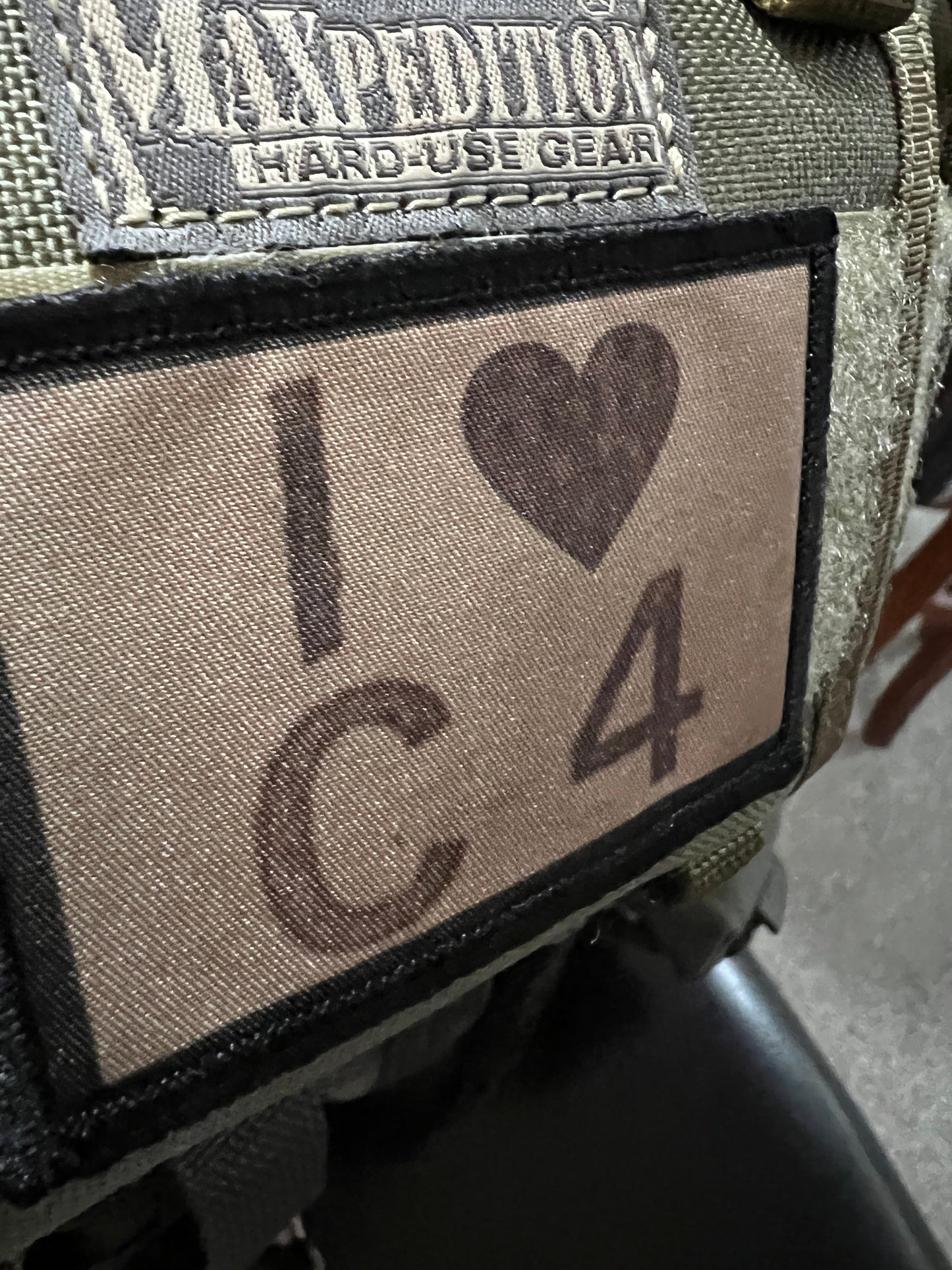 I Love C4 EOD Morale Patch Morale Patches Redheaded T Shirts