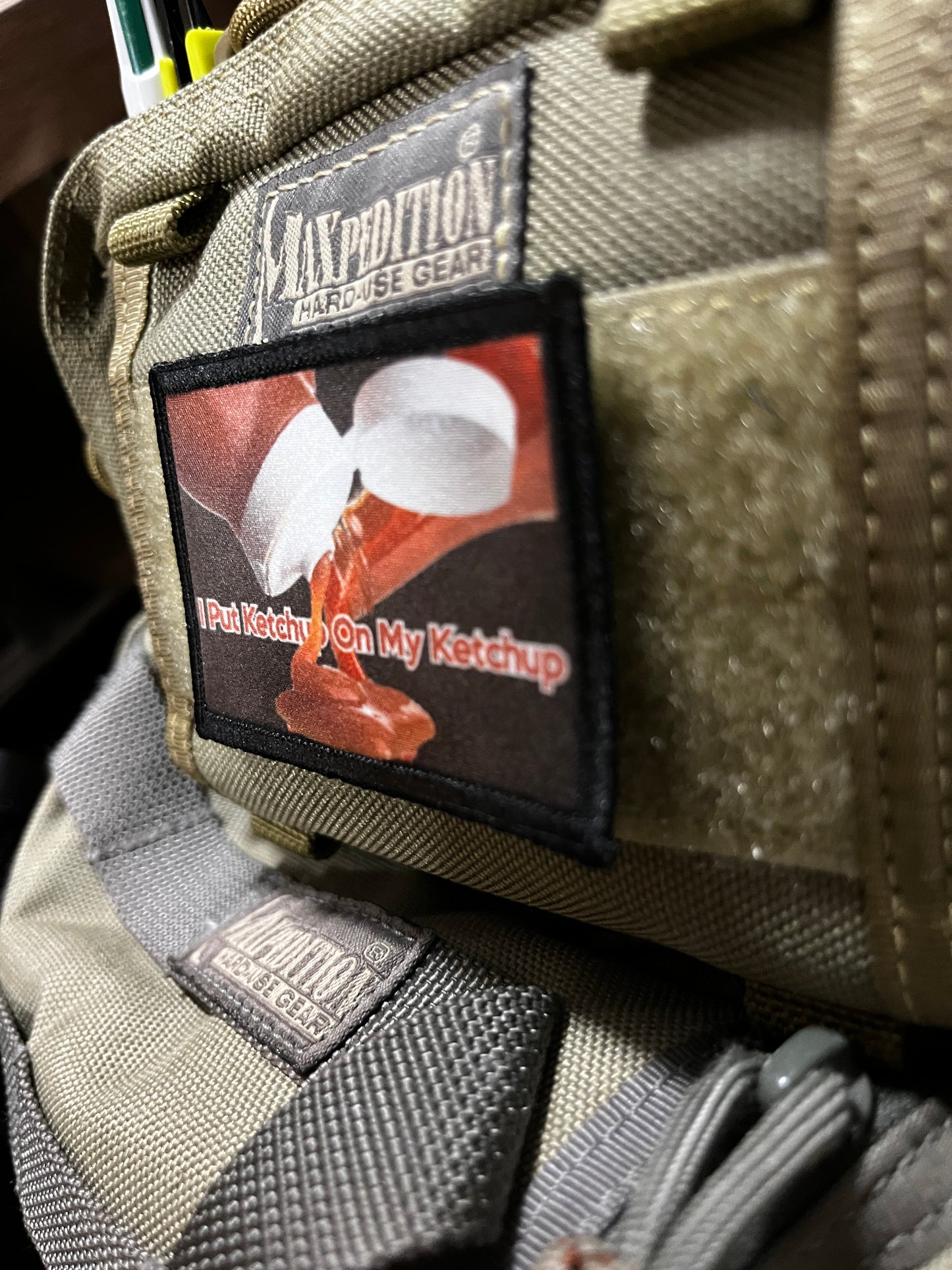 I Put Ketchup on My Ketchup Morale Patch Morale Patches Redheaded T Shirts