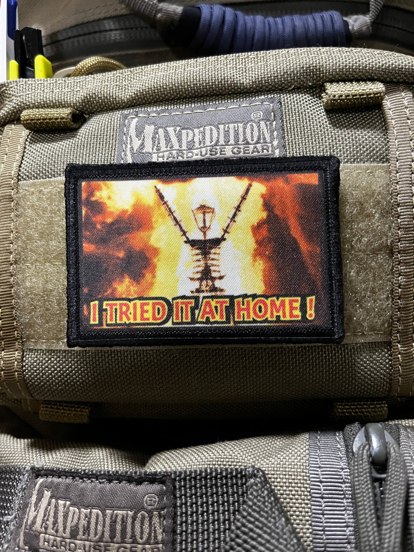 I Tried it at Home! Morale Patch Morale Patches Redheaded T Shirts
