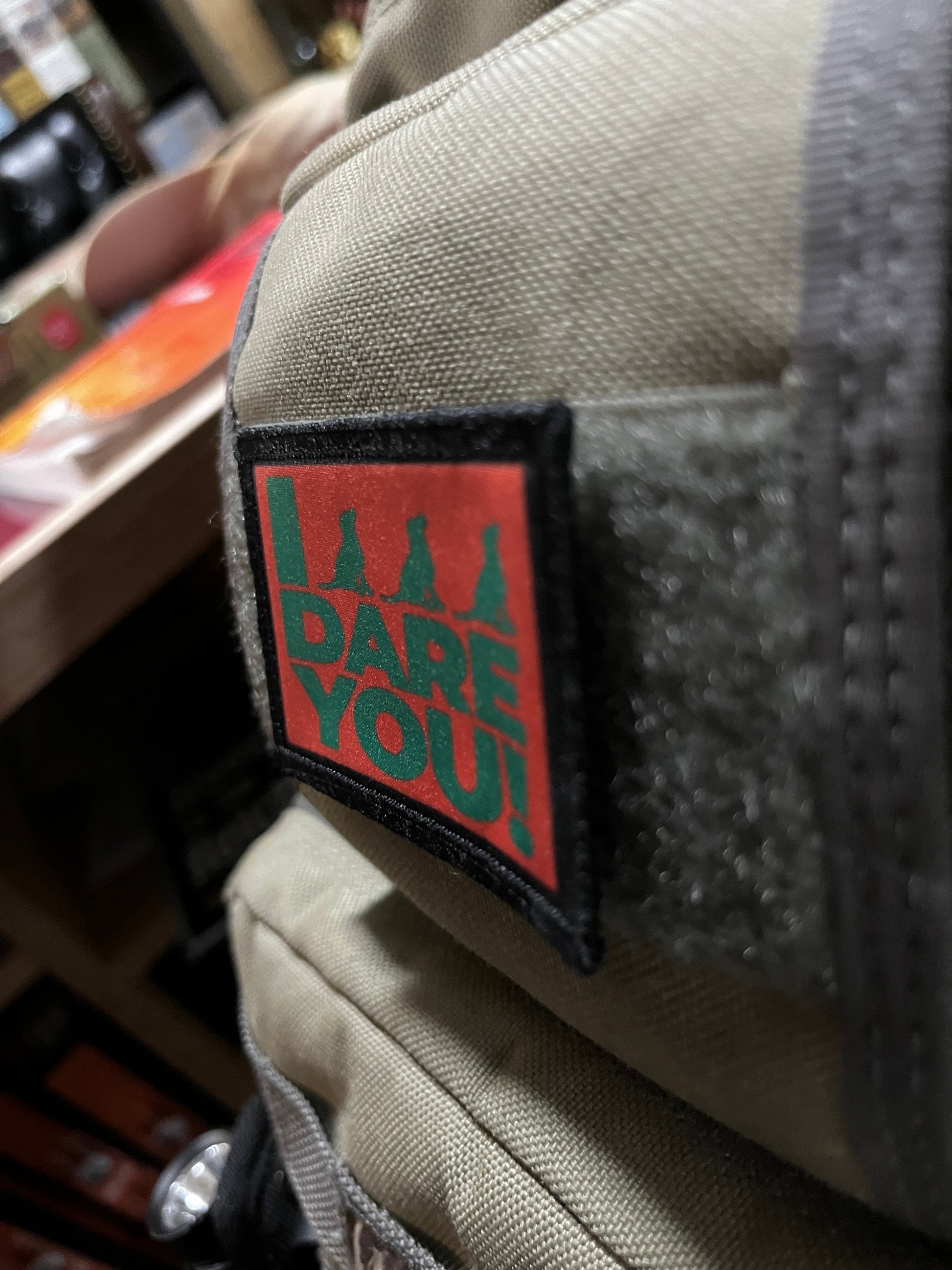 I Triple Dog Dare You Morale Patch Morale Patches Redheaded T Shirts