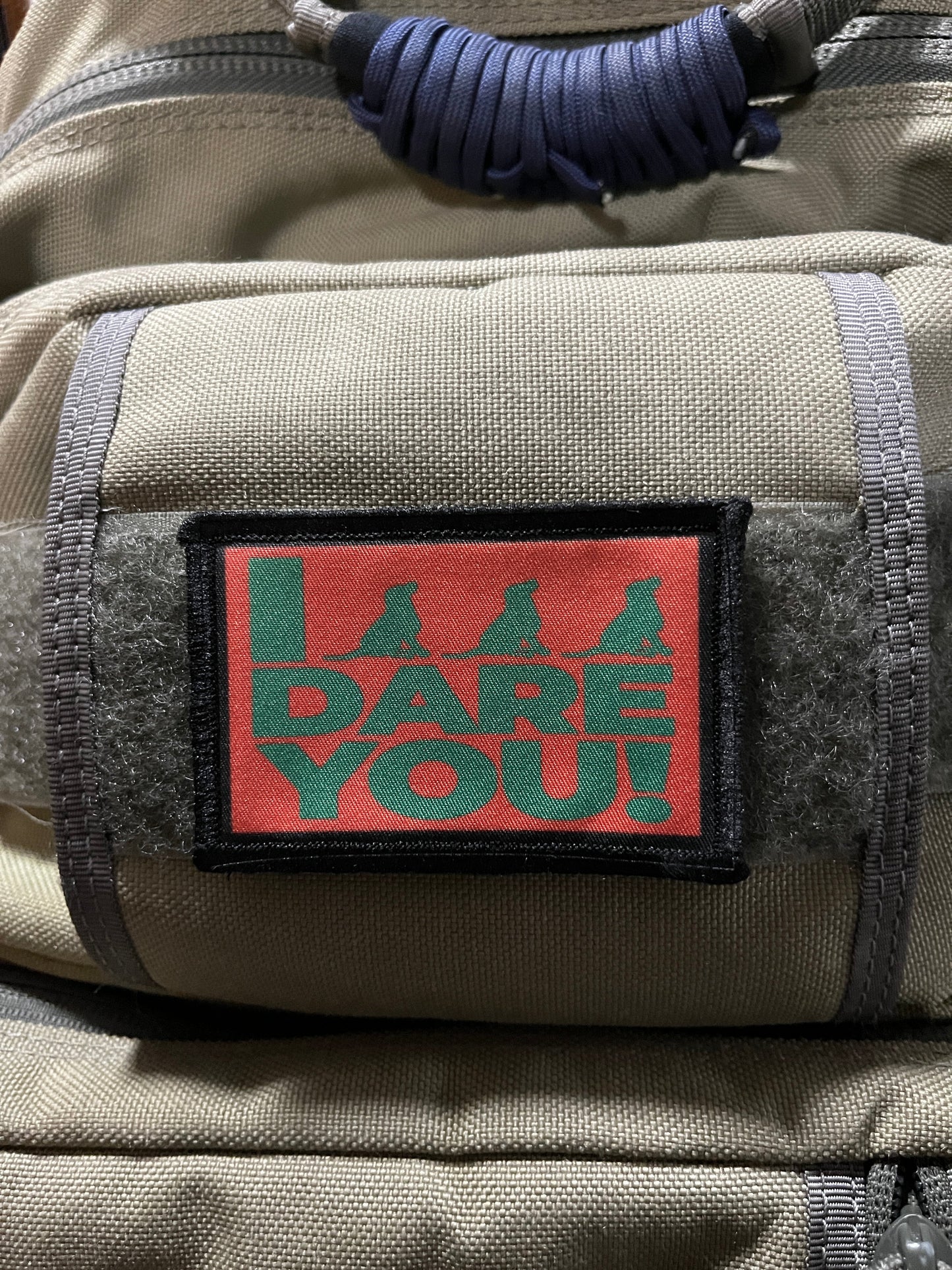 I Triple Dog Dare You Morale Patch Morale Patches Redheaded T Shirts
