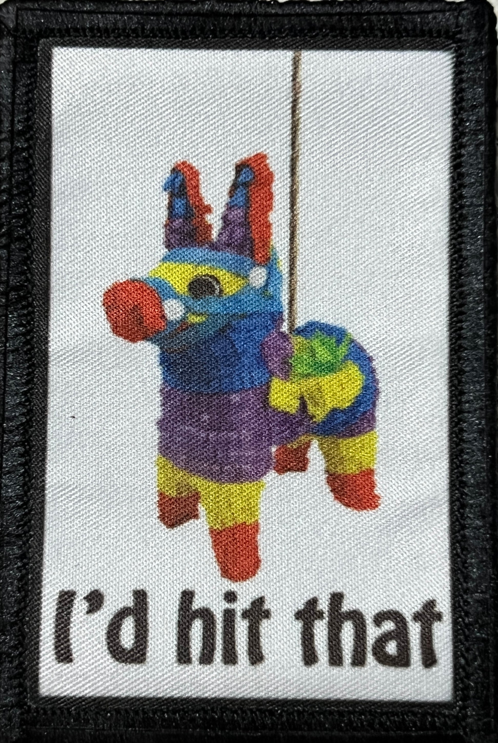 I'd Hit That Pinata Morale Patch Morale Patches Redheaded T Shirts