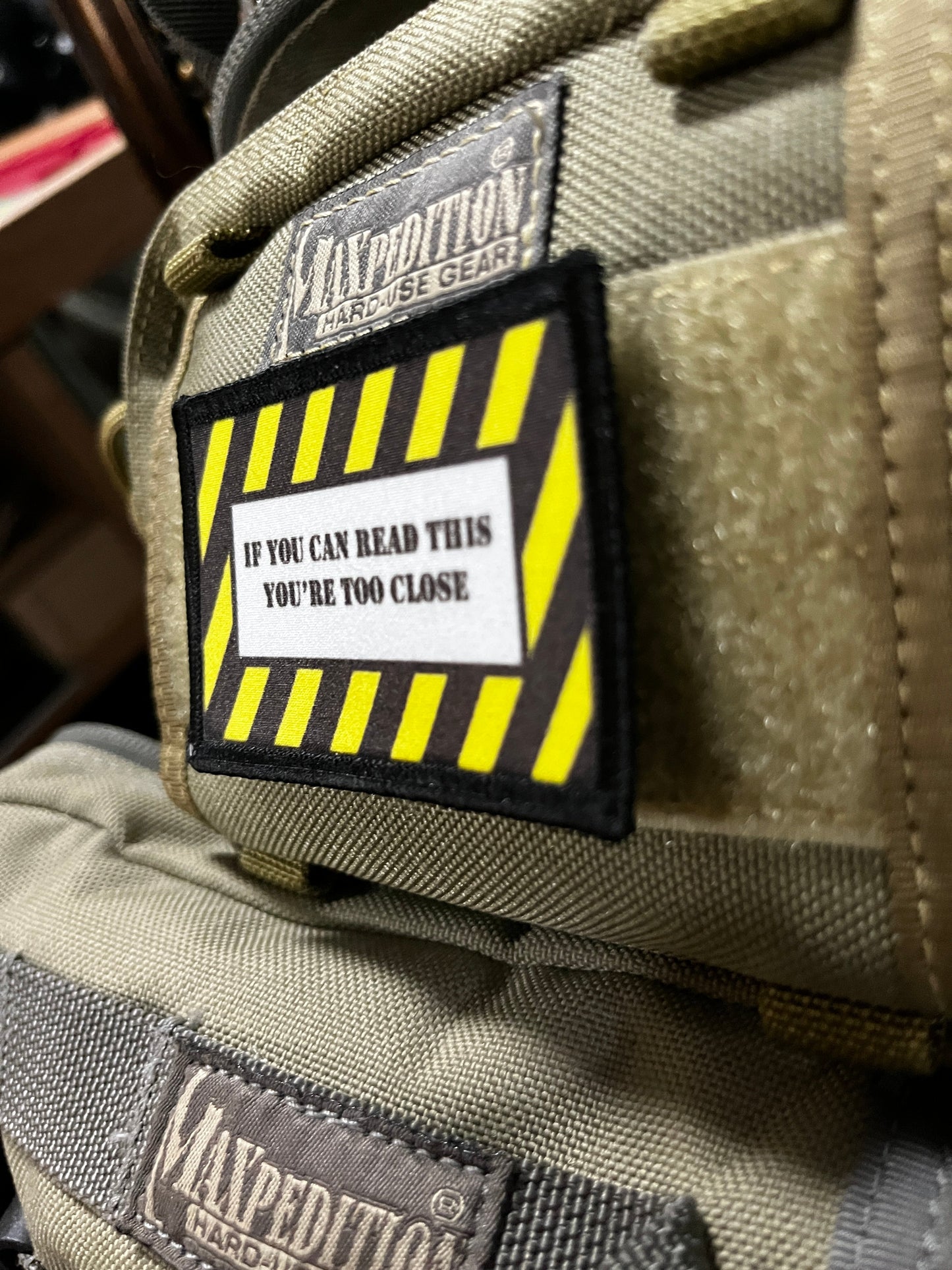 If You Can Read This You're Too Close Morale Patch Morale Patches Redheaded T Shirts