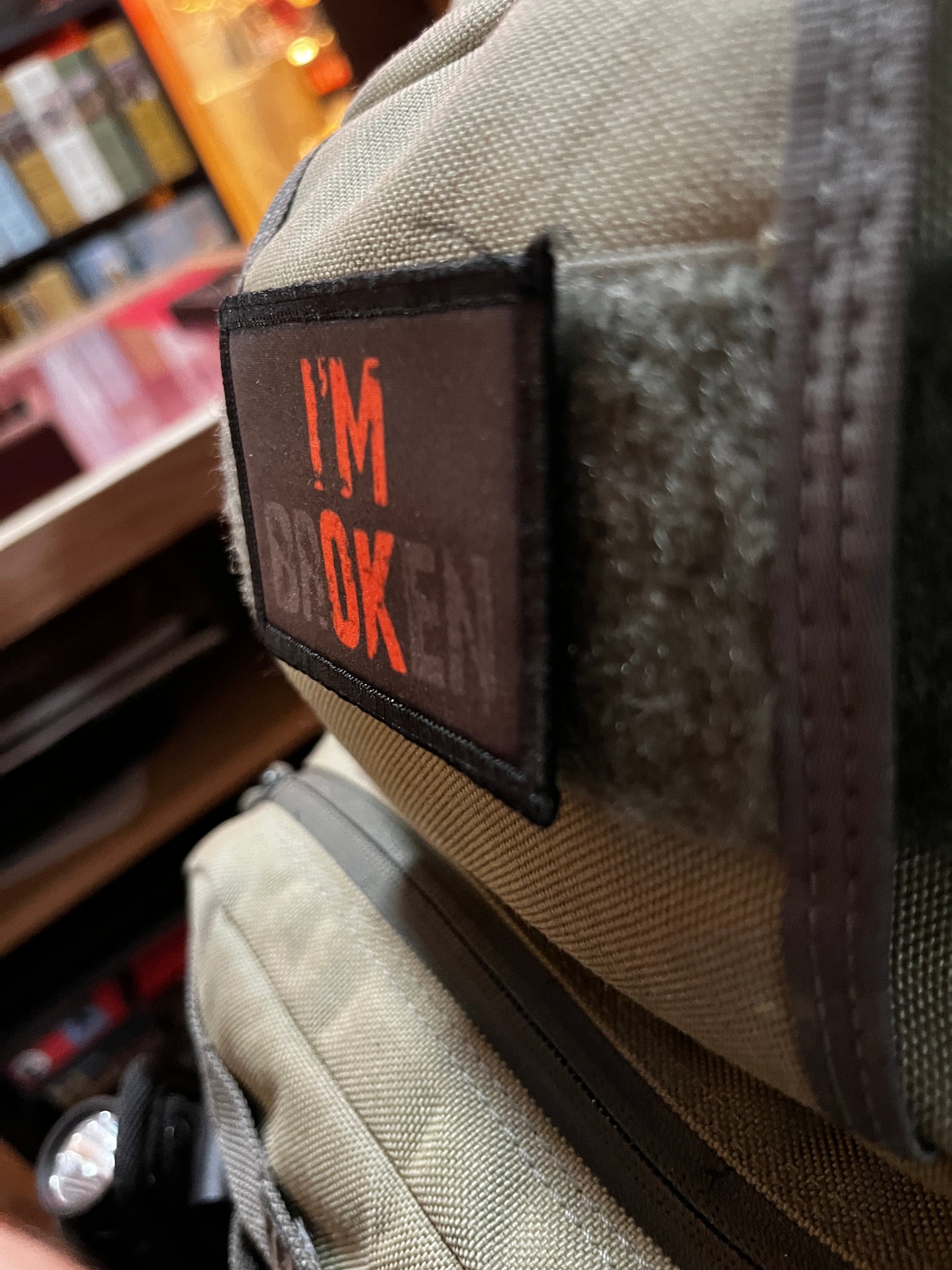 I'm Broken Morale Patch Morale Patches Redheaded T Shirts