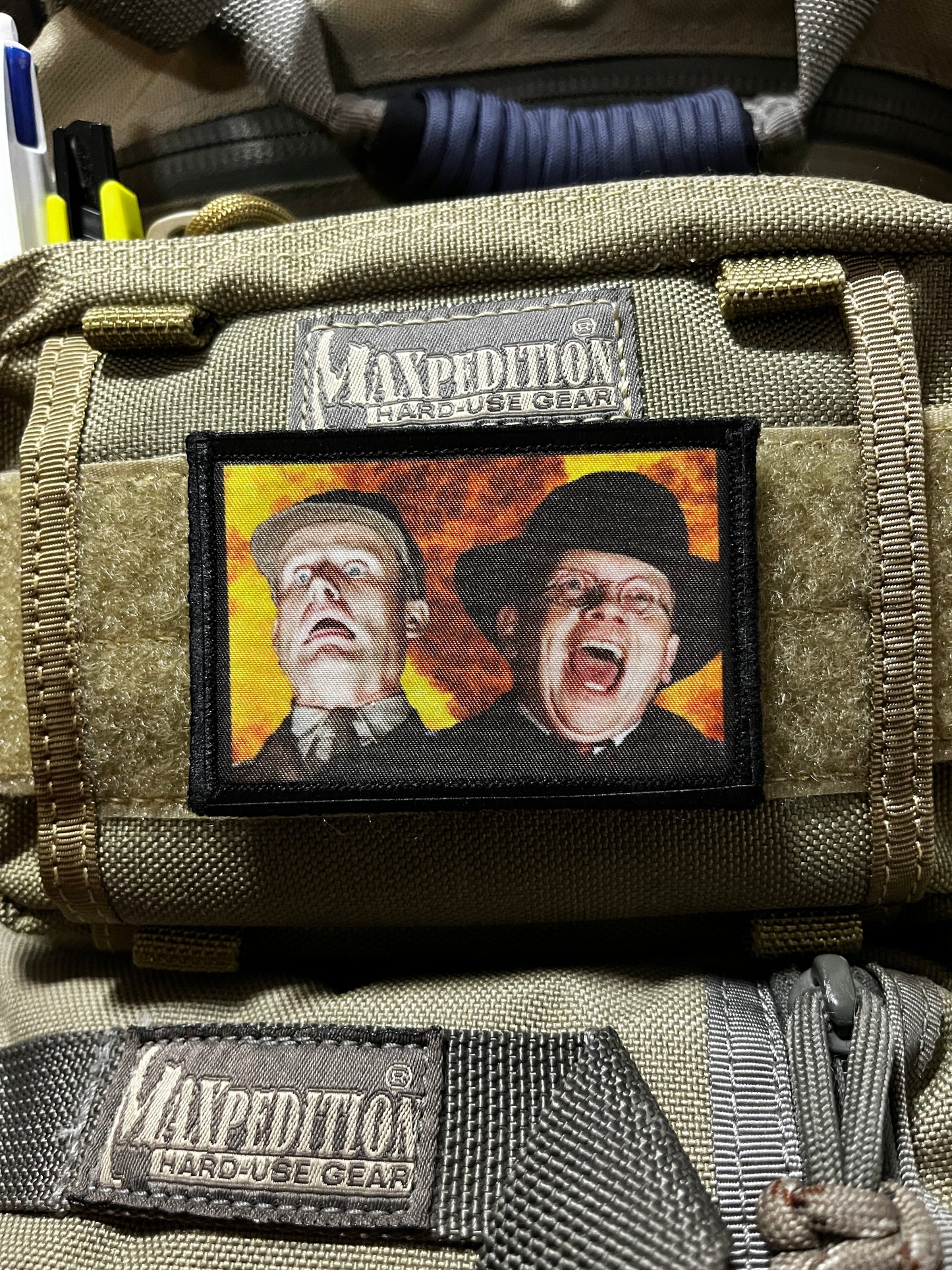 Indiana Jones Melting Faces Raiders of the Lost Ark Morale Patch Morale Patches Redheaded T Shirts