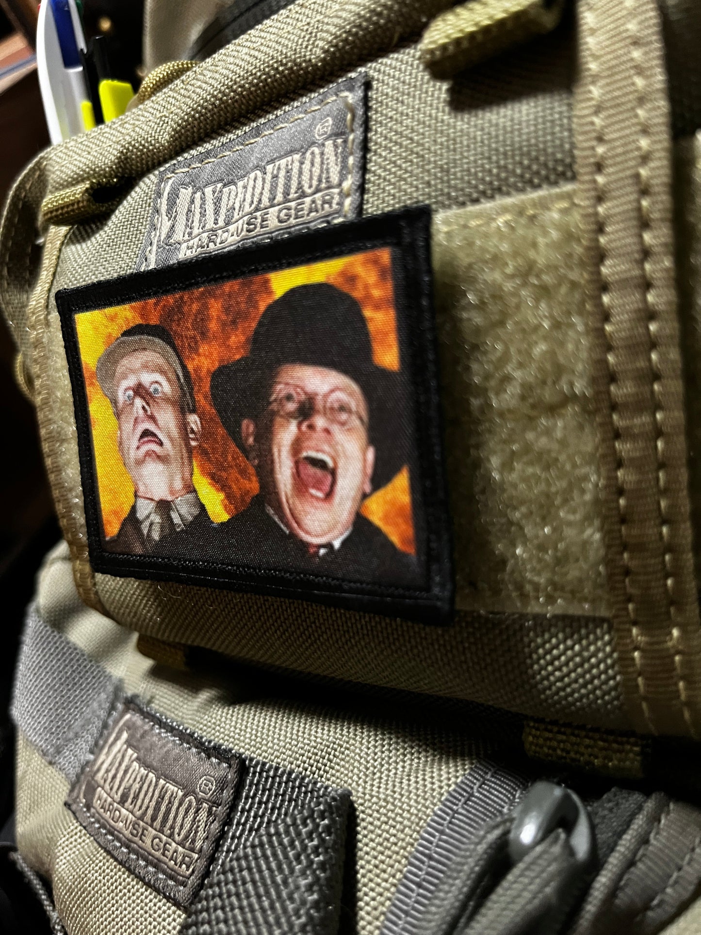 Indiana Jones Melting Faces Raiders of the Lost Ark Morale Patch Morale Patches Redheaded T Shirts