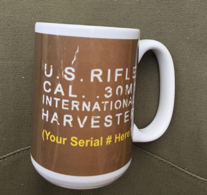 International Harvester M1 Garand PERSONALIZED Coffee Mug Coffee Mugs Redheaded T Shirts 