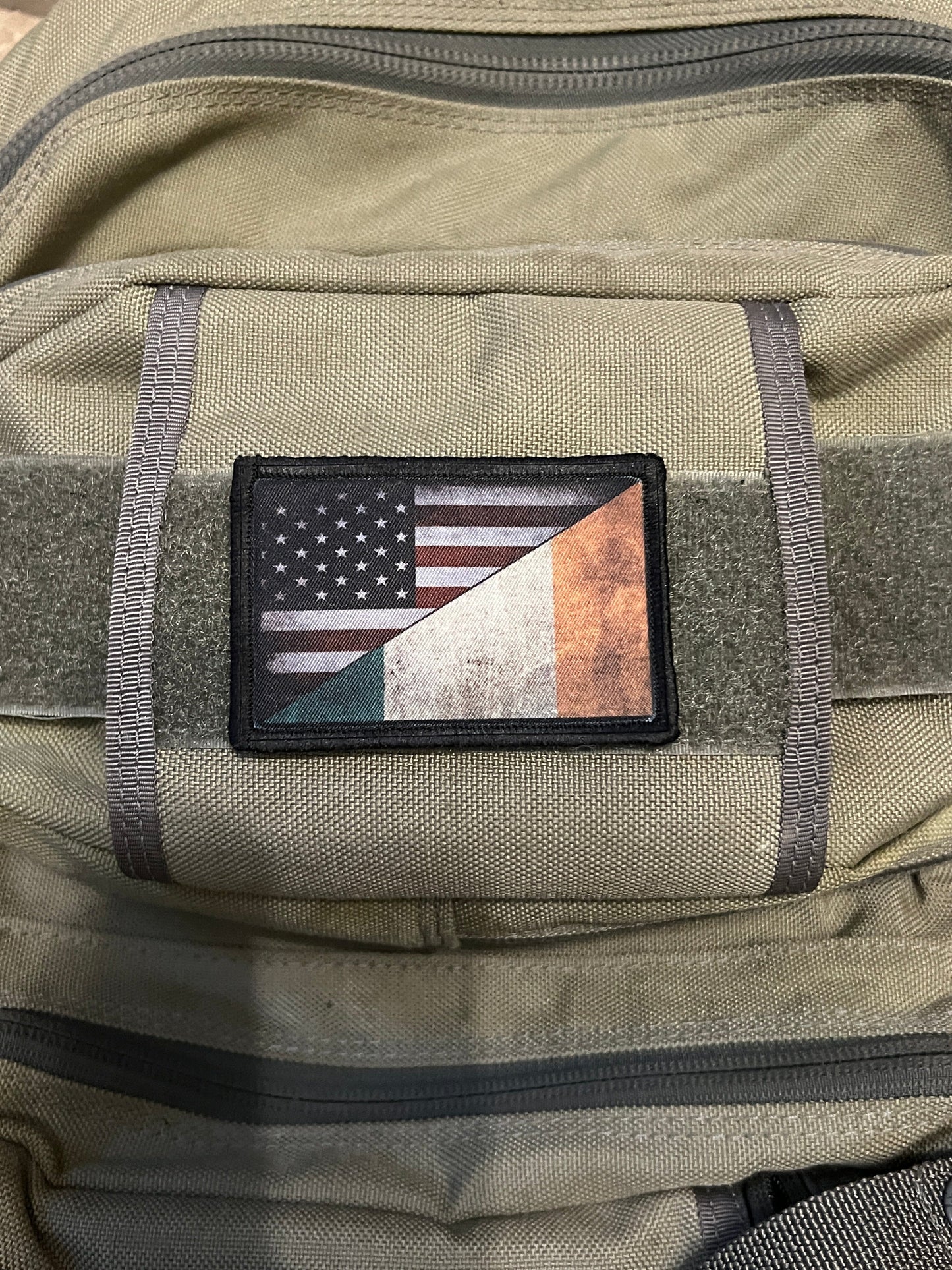 Irish Ireland USA Flag Velcro Morale patch tactical velcro patches velcro patches tactical morale patches velcro