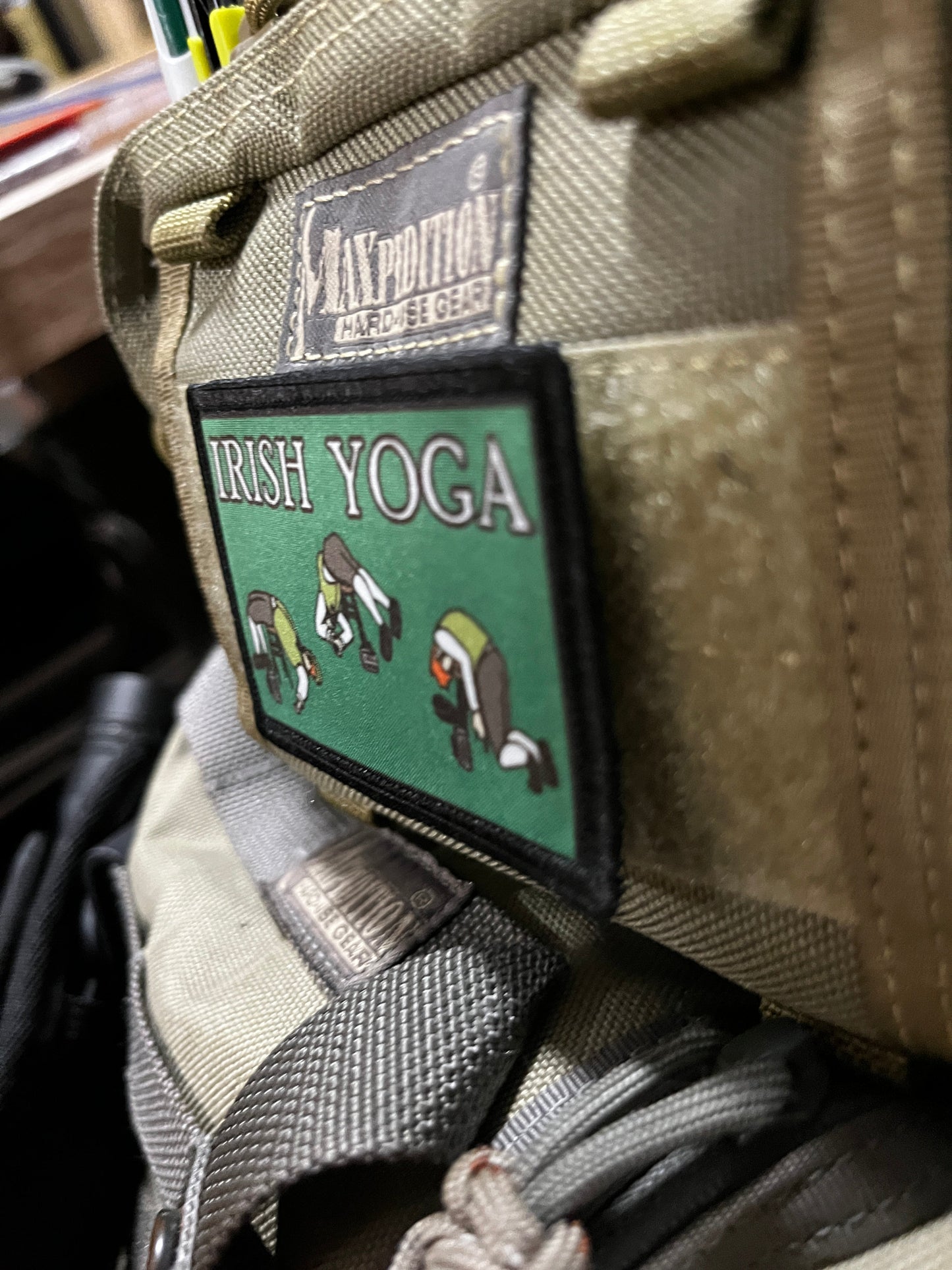 Irish Yoga Morale Patch Morale Patches Redheaded T Shirts