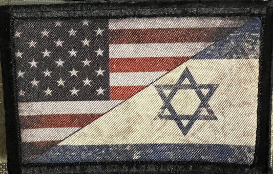 Israel USA Flag Morale Patch Morale Patches Redheaded T Shirts 