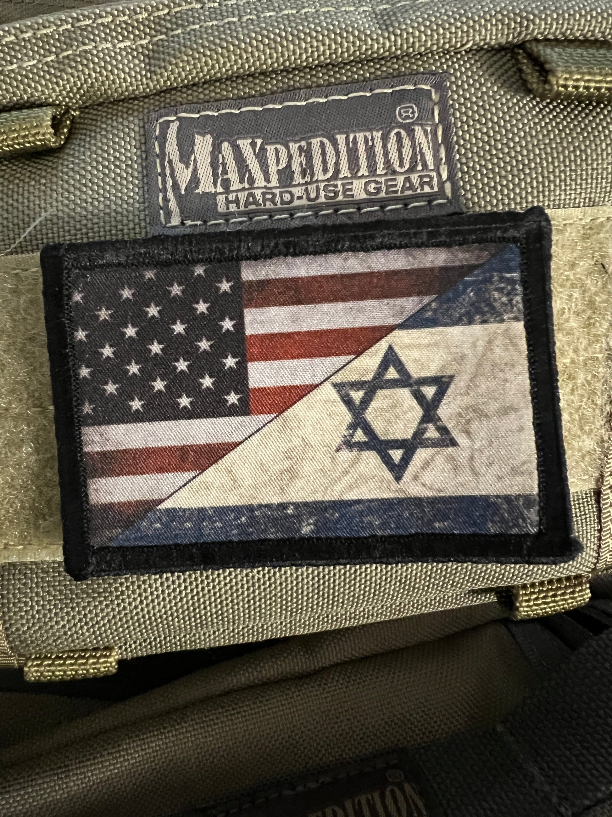 Israel USA Flag Morale Patch