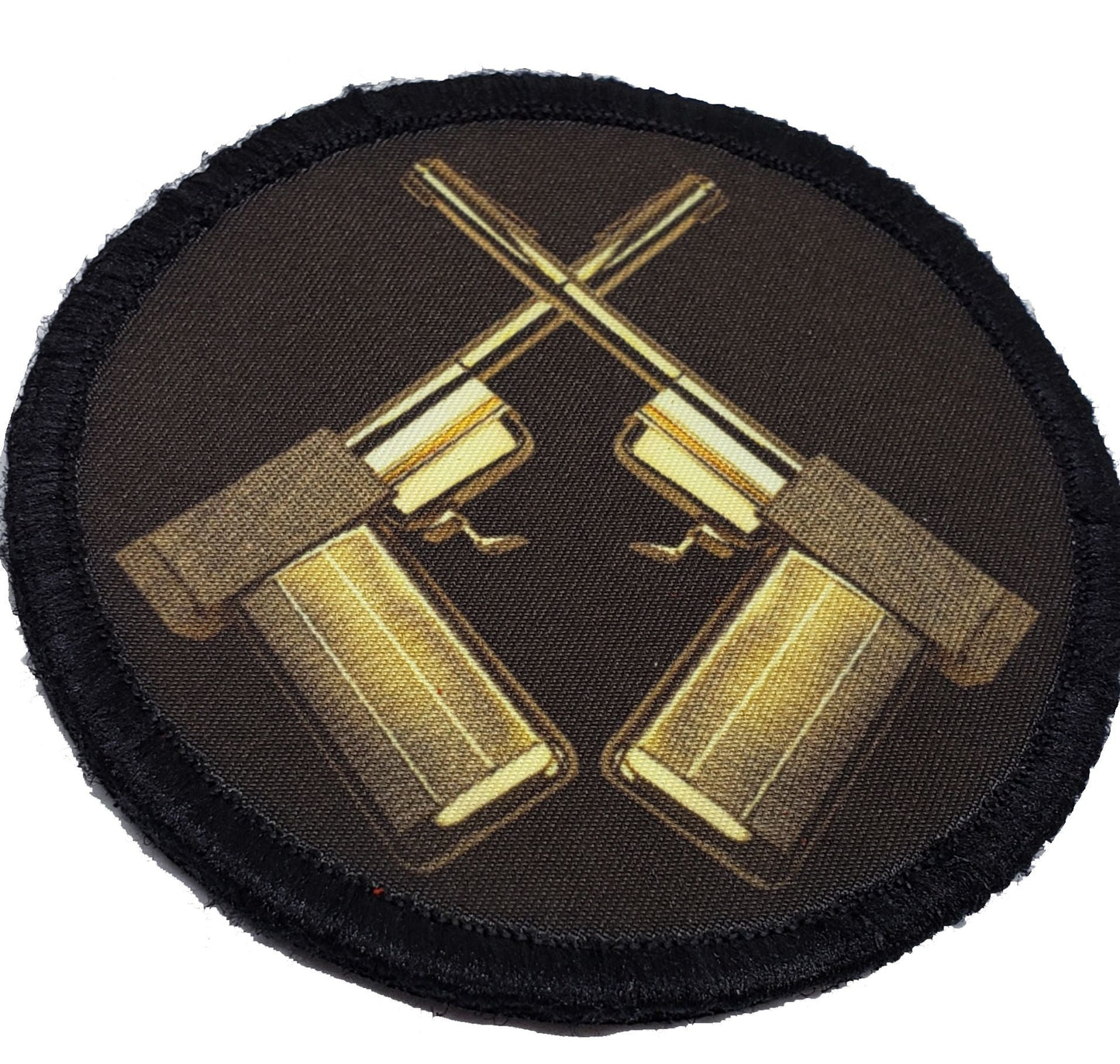 James Bond Golden Gun 3" Circle Morale Patch Morale Patches Redheaded T Shirts