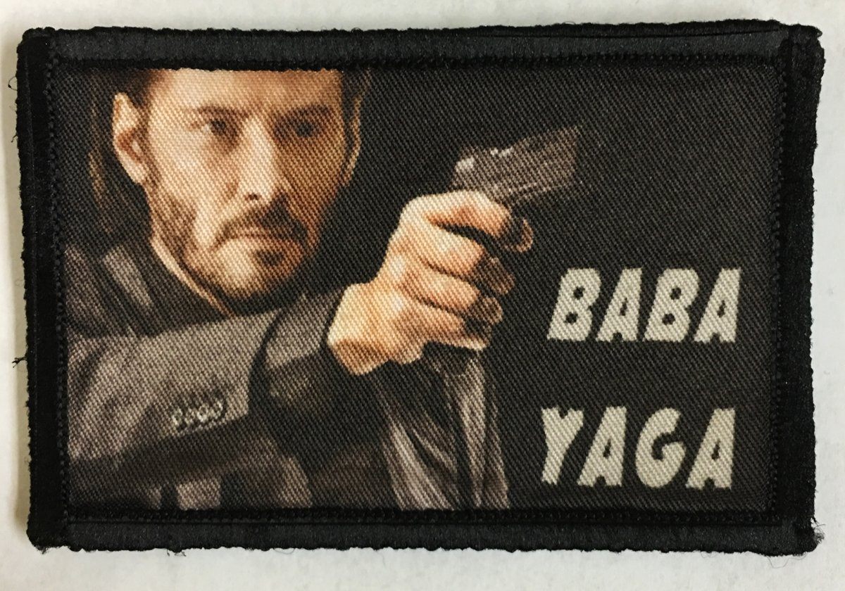 John Wick 'Baba Yaga' Morale Patch Morale Patches Redheaded T Shirts