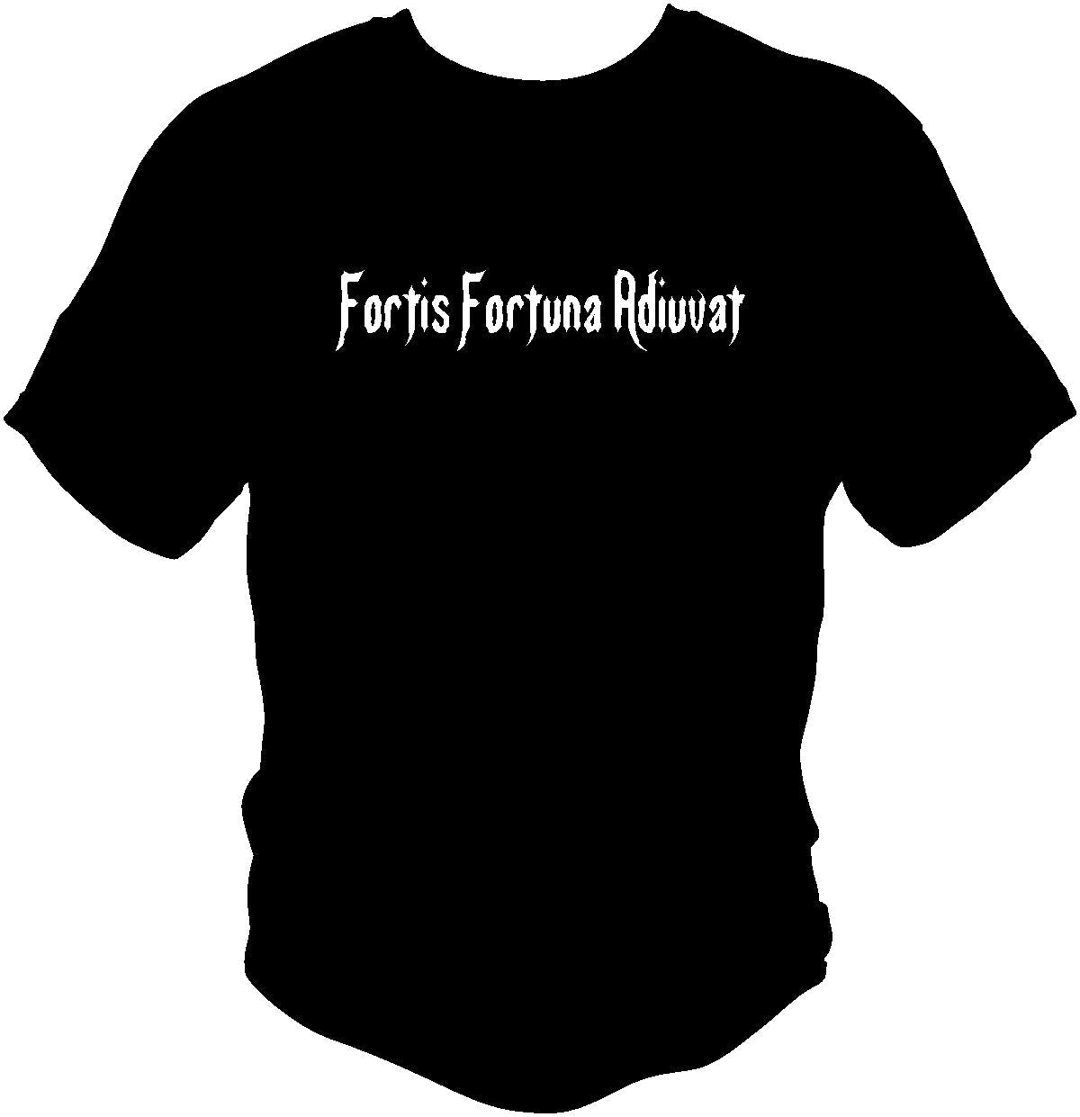 John Wick Fortis Fortuna Adiuvat T Shirt T Shirts Redheaded T Shirts Small Black 