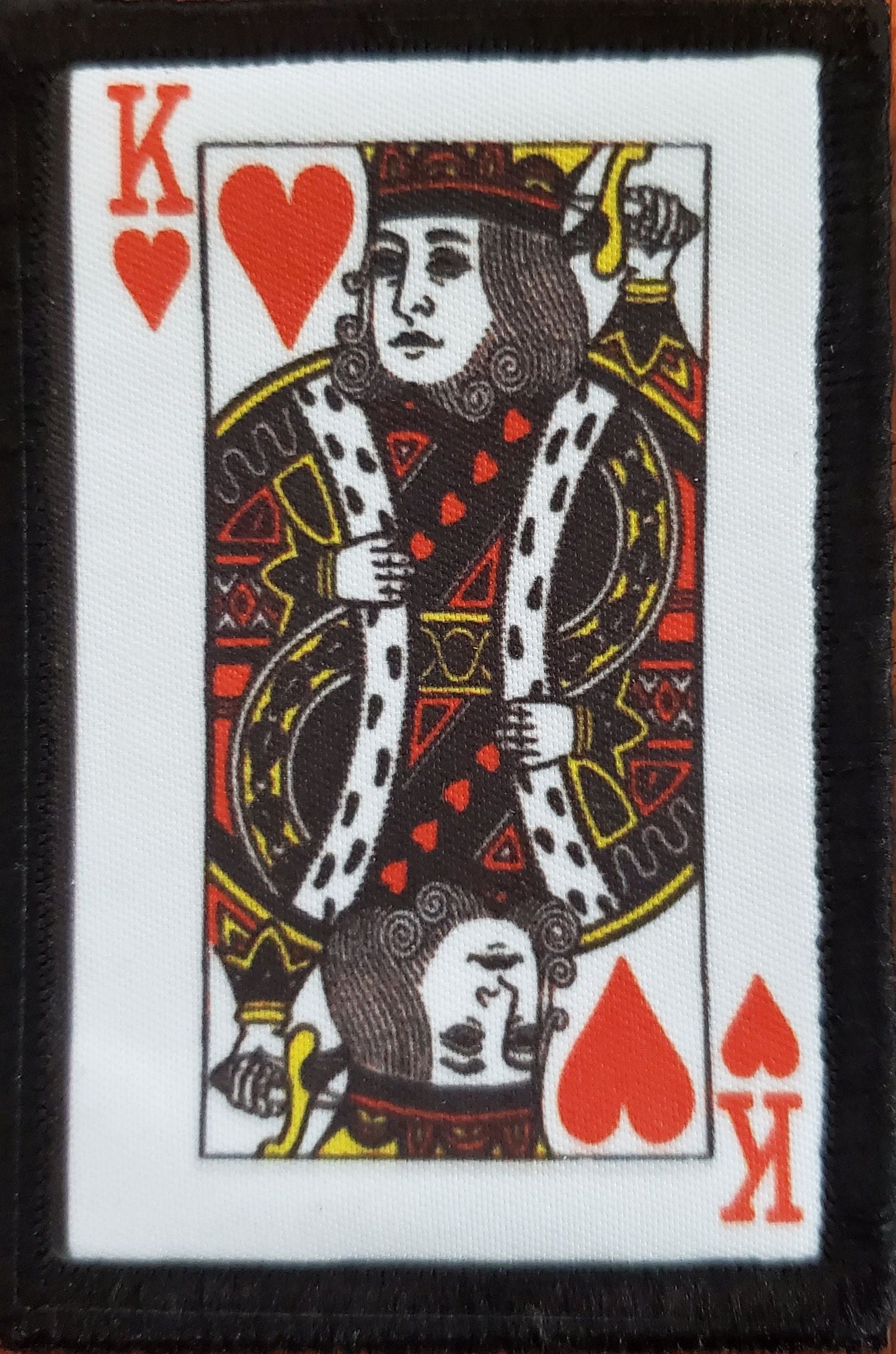 King of Hearts Morale Patch Morale Patches Redheaded T Shirts