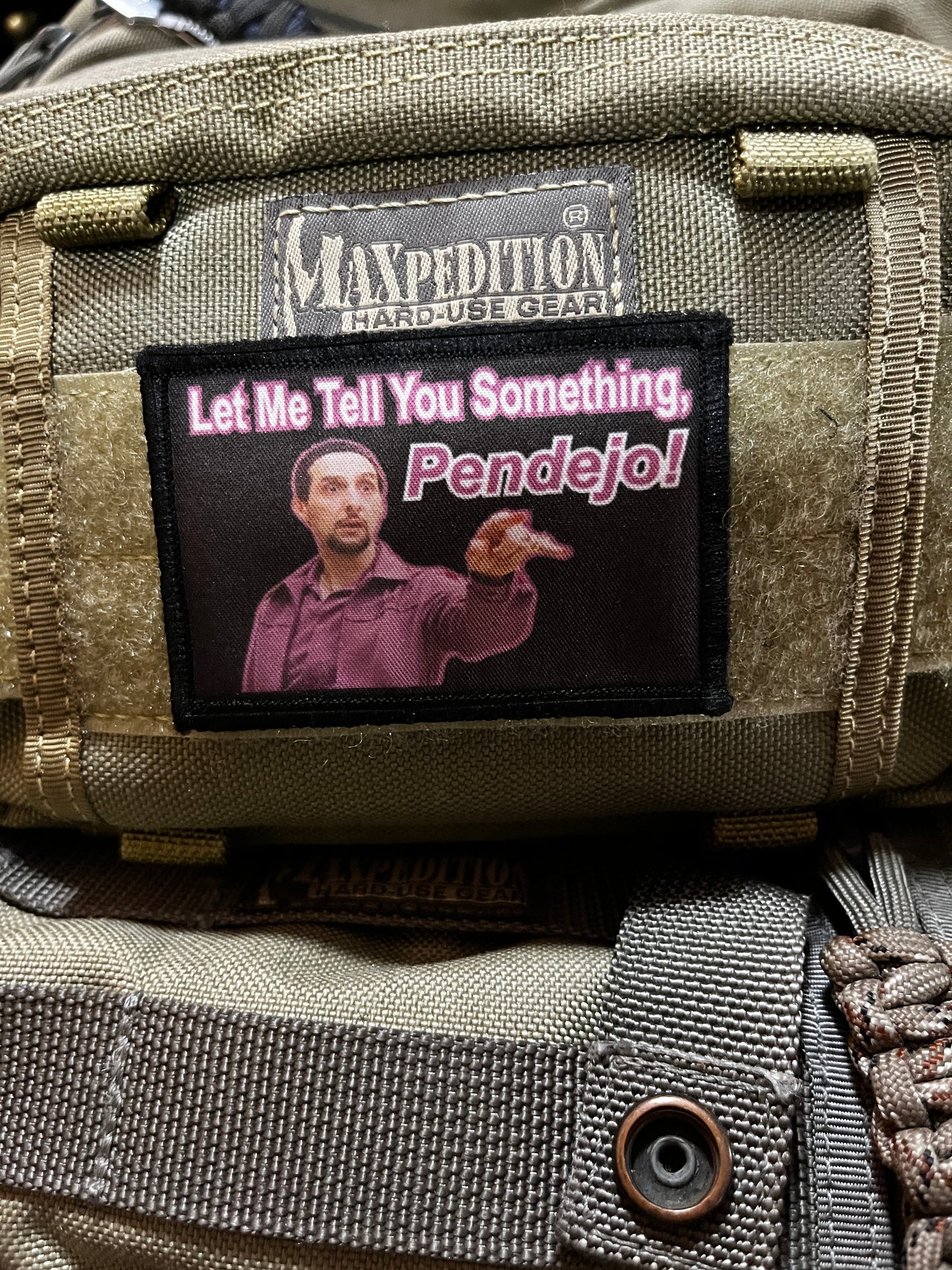 Let Me Tell You Something, Pendejo! Big Lebowski Jesus Morale Patch Morale Patches Redheaded T Shirts