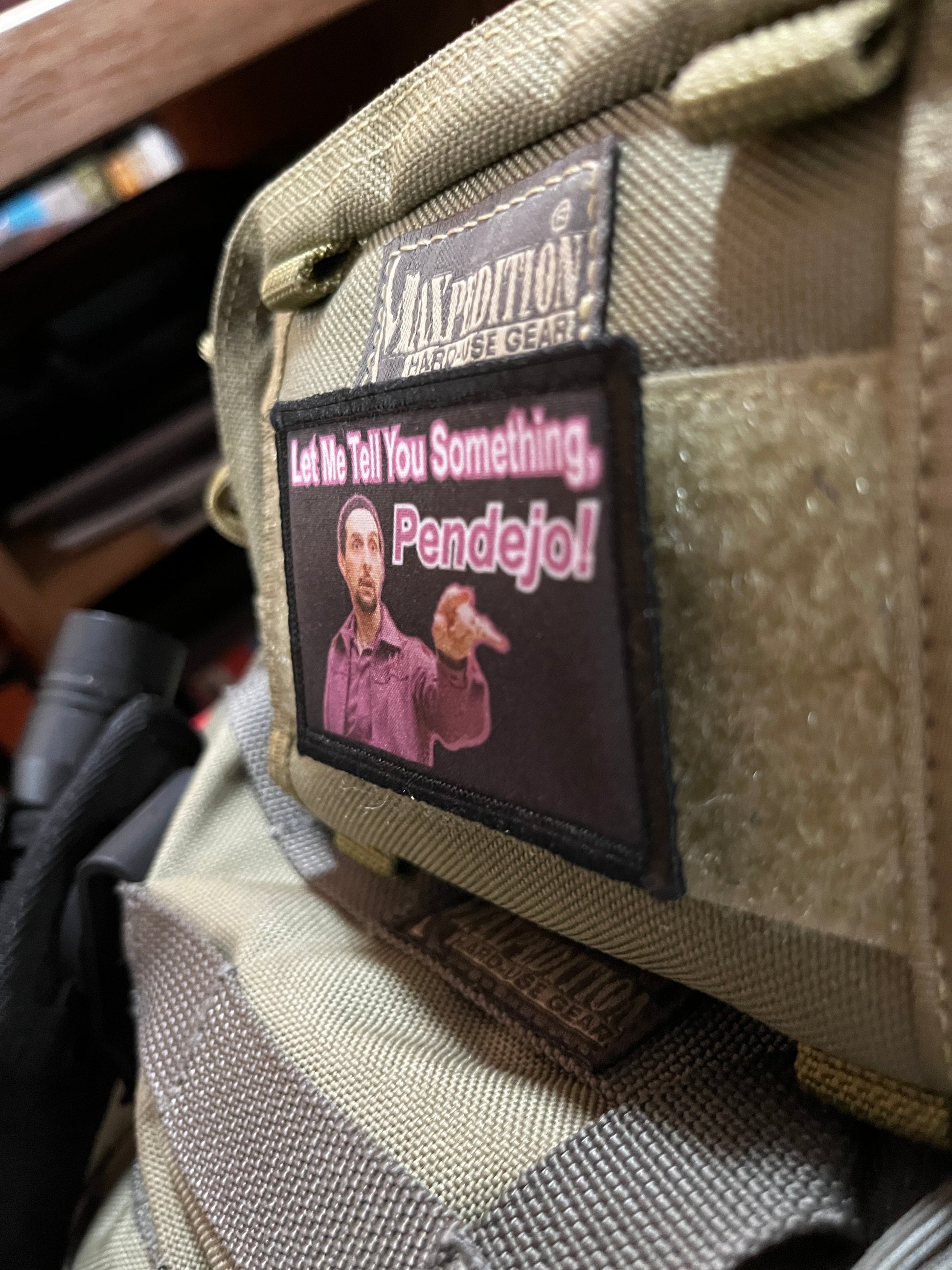 Let Me Tell You Something, Pendejo! Big Lebowski Jesus Morale Patch Morale Patches Redheaded T Shirts