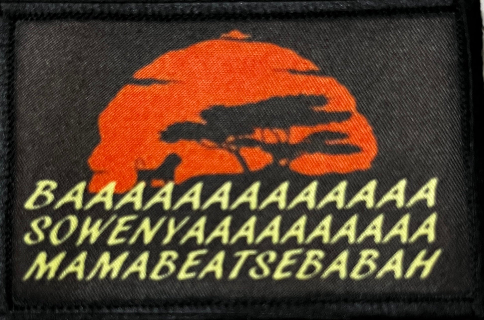 Lion King Chant Morale Patch Morale Patches Redheaded T Shirts