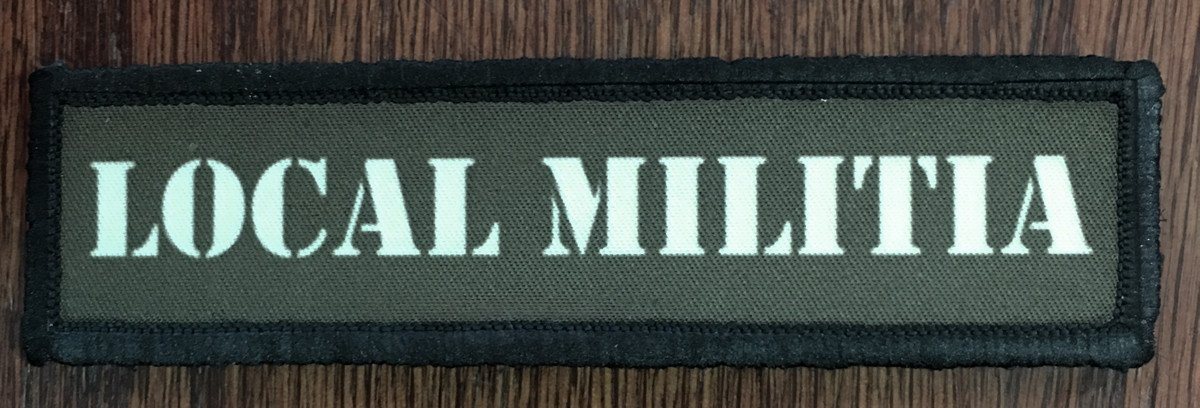 Local Militia Morale Patch Morale Patches Redheaded T Shirts