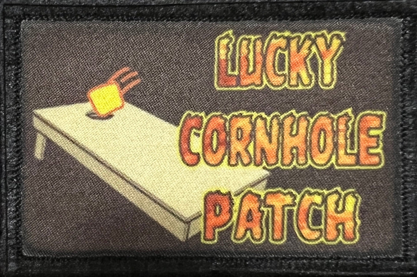 Lucky Cornhole Patch Morale Patch Morale Patches Redheaded T Shirts