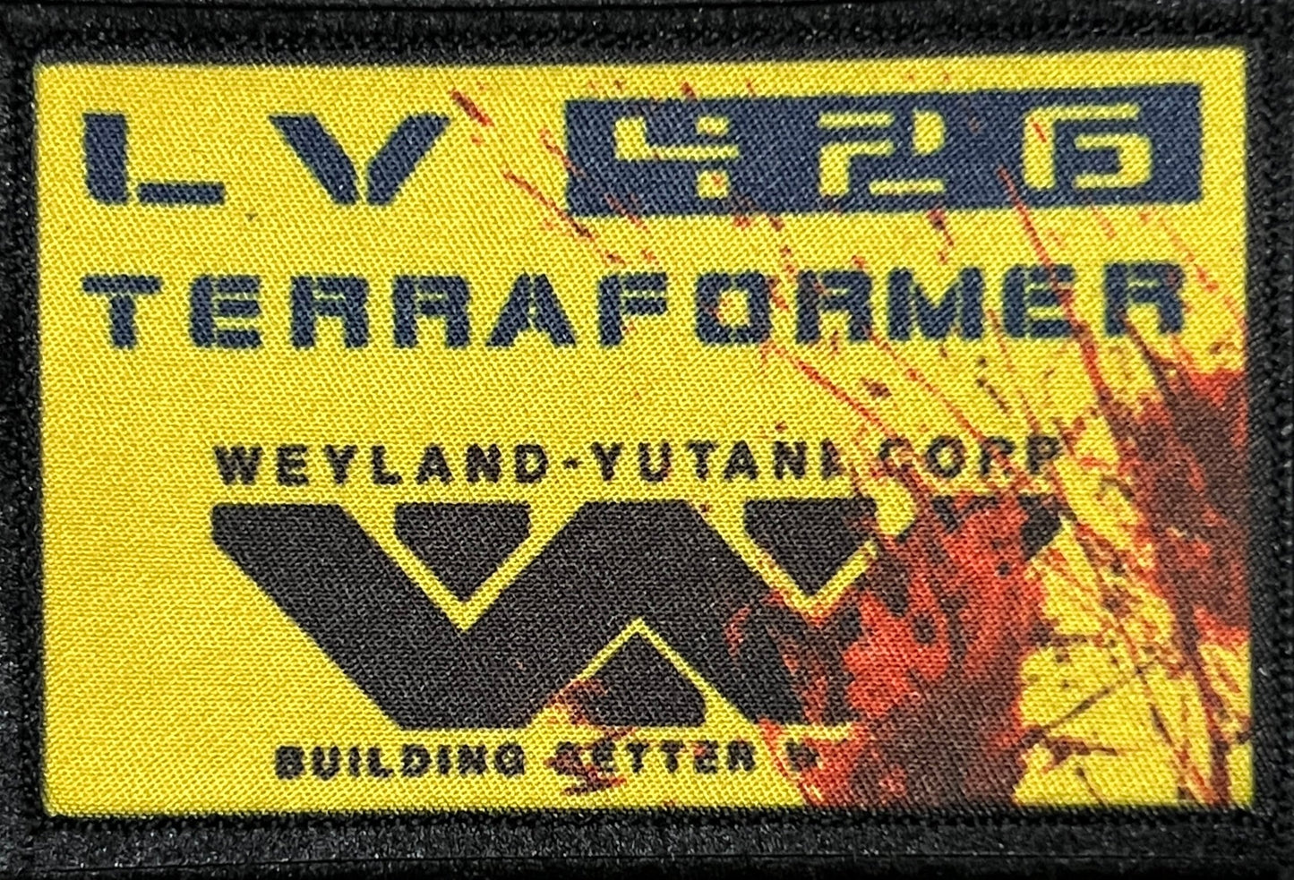 LV-426 Terraformer Weyland Yutani Velcro Morale Patch Morale Patches Redheaded T Shirts 