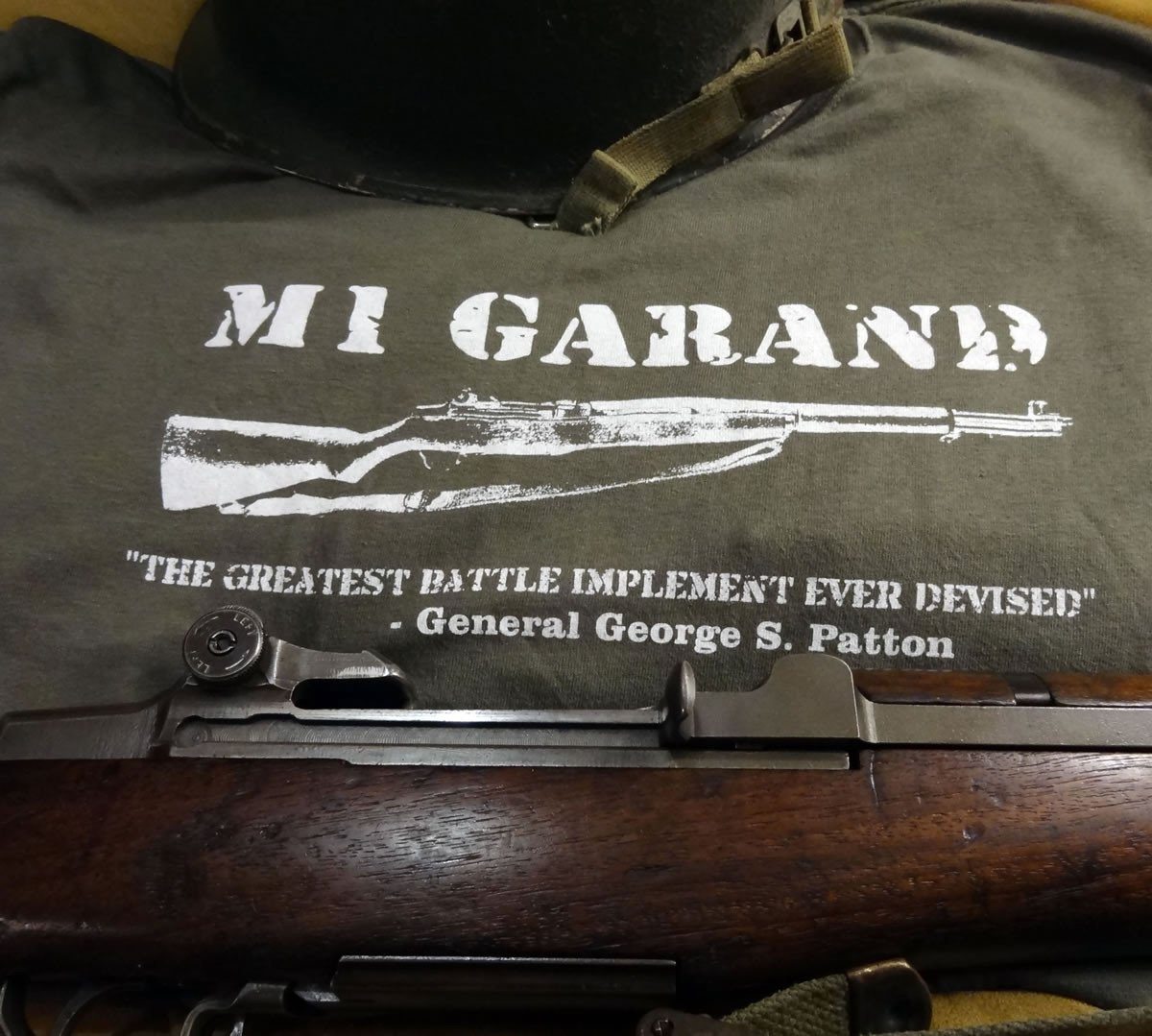M1 Garand T Shirt T Shirts Redheaded T Shirts Small Olive Drab