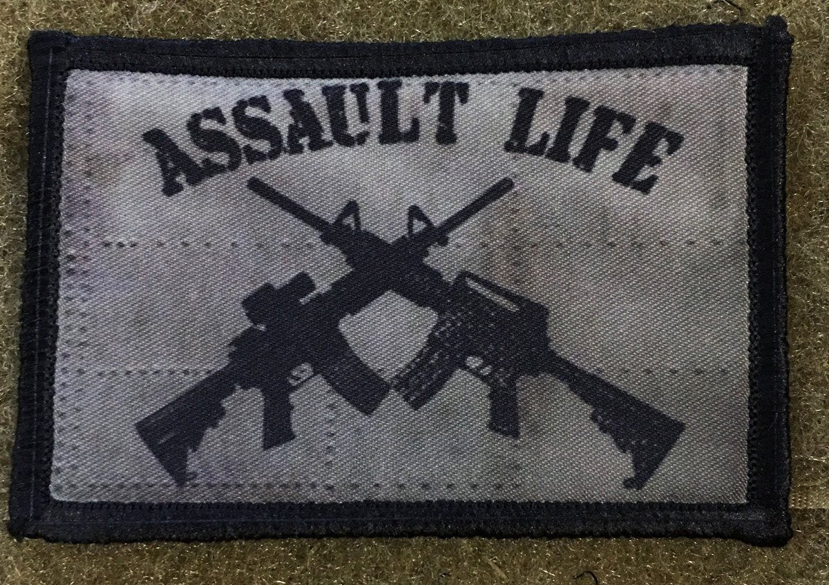 M4 Carbine Assault Life Morale Patch Morale Patches Redheaded T Shirts