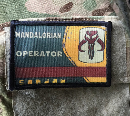 Mandalorian Operator Morale Patch Morale Patches Redheaded T Shirts