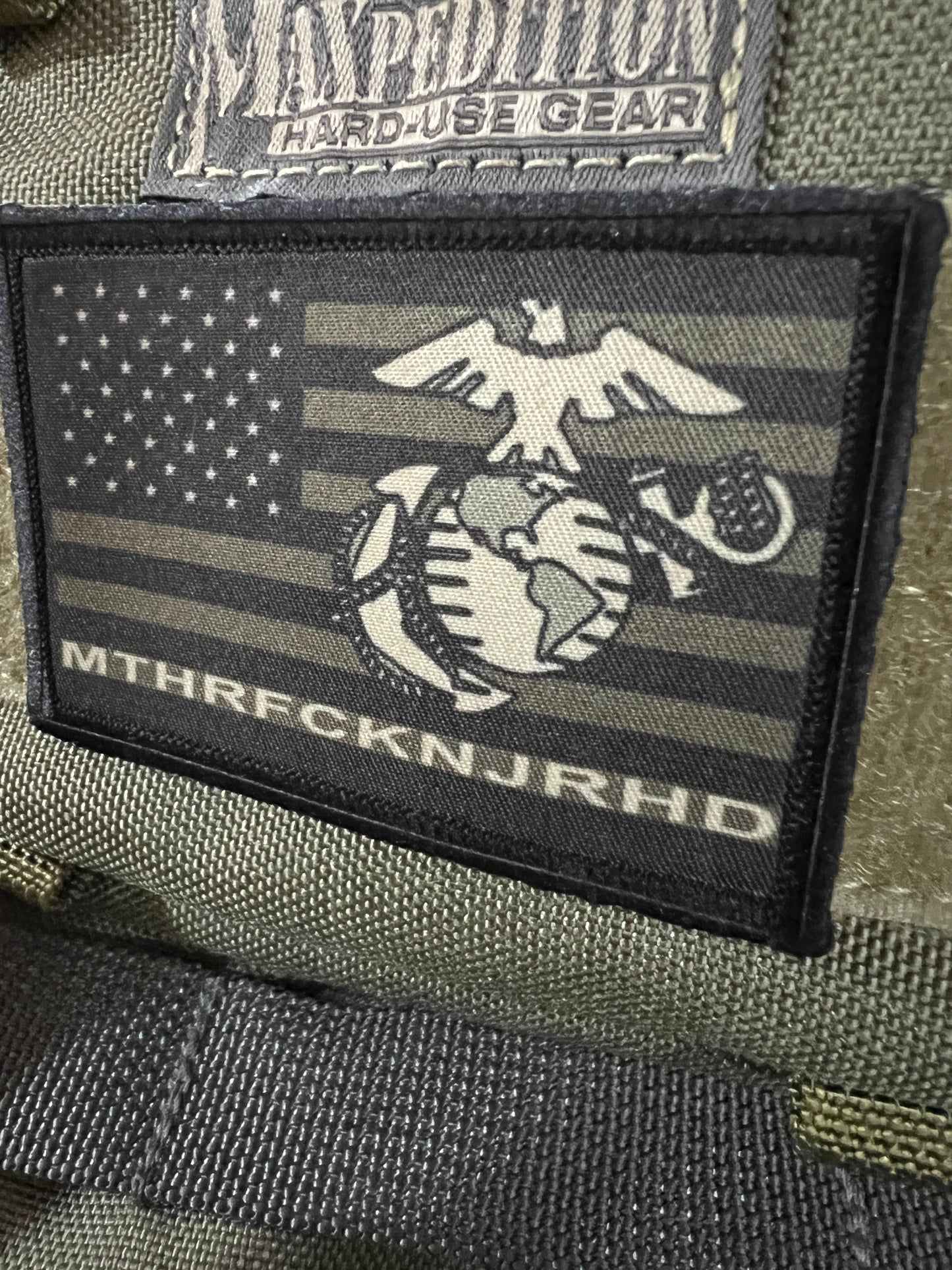 Marine MTHRFCKNJRHD Morale Patch Morale Patches Redheaded T Shirts