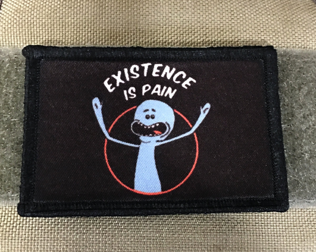 Meeseeks Existence Is Pain Morale Patch Morale Patches Redheaded T Shirts