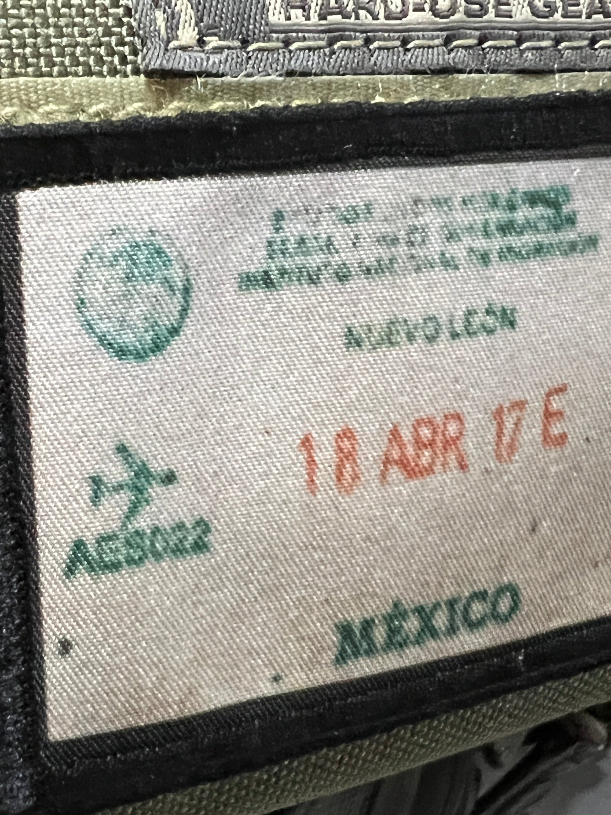 Mexico Passport Stamp Morale Patch 2x3" Morale Patches Redheaded T Shirts