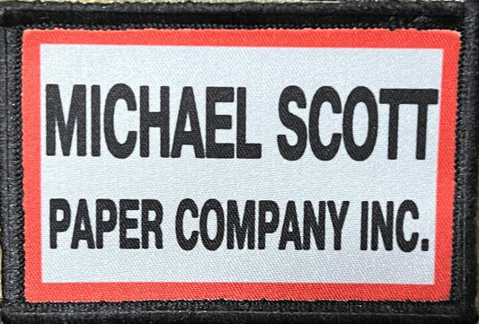 Michael Scott Paper Company Morale Patch Morale Patches Redheaded T Shirts