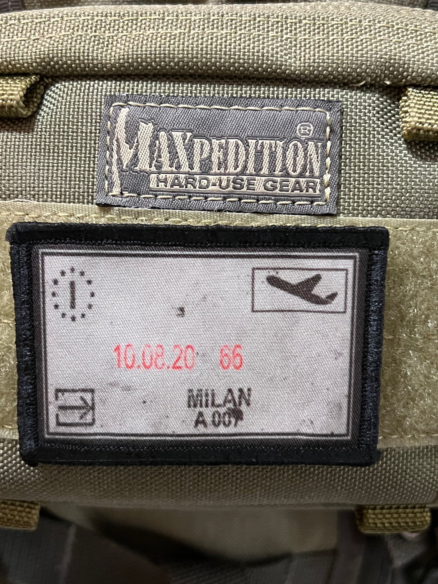 Milan, Italy Passport Stamp Morale Patch 2x3" Morale Patches Redheaded T Shirts