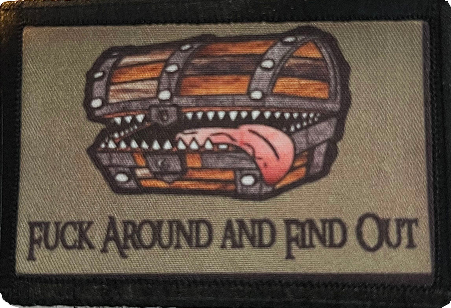 Mimic Fuck around and Find Out Velcro Patch Morale Patches Redheaded T Shirts