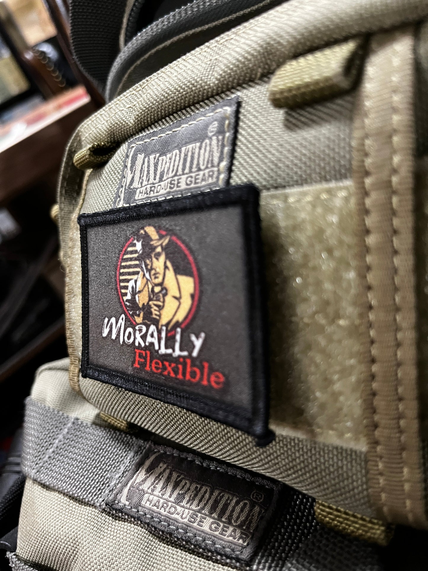 Morally Flexible Morale Patch Morale Patches Redheaded T Shirts
