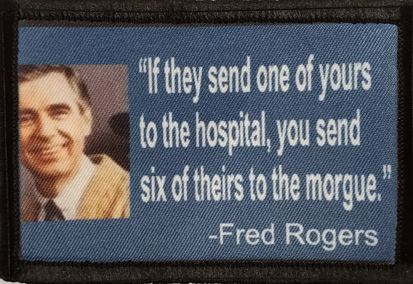 Mr Rogers Morgue Morale Patch Morale Patches Redheaded T Shirts